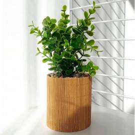 ڕووەکی دەستکرد لەناو گۆزەی بامبودا 10 * 10 * 26 سم