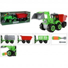 تراکتۆر لەگەڵ ترێلێر 3 دیزاینی جۆراوجۆر