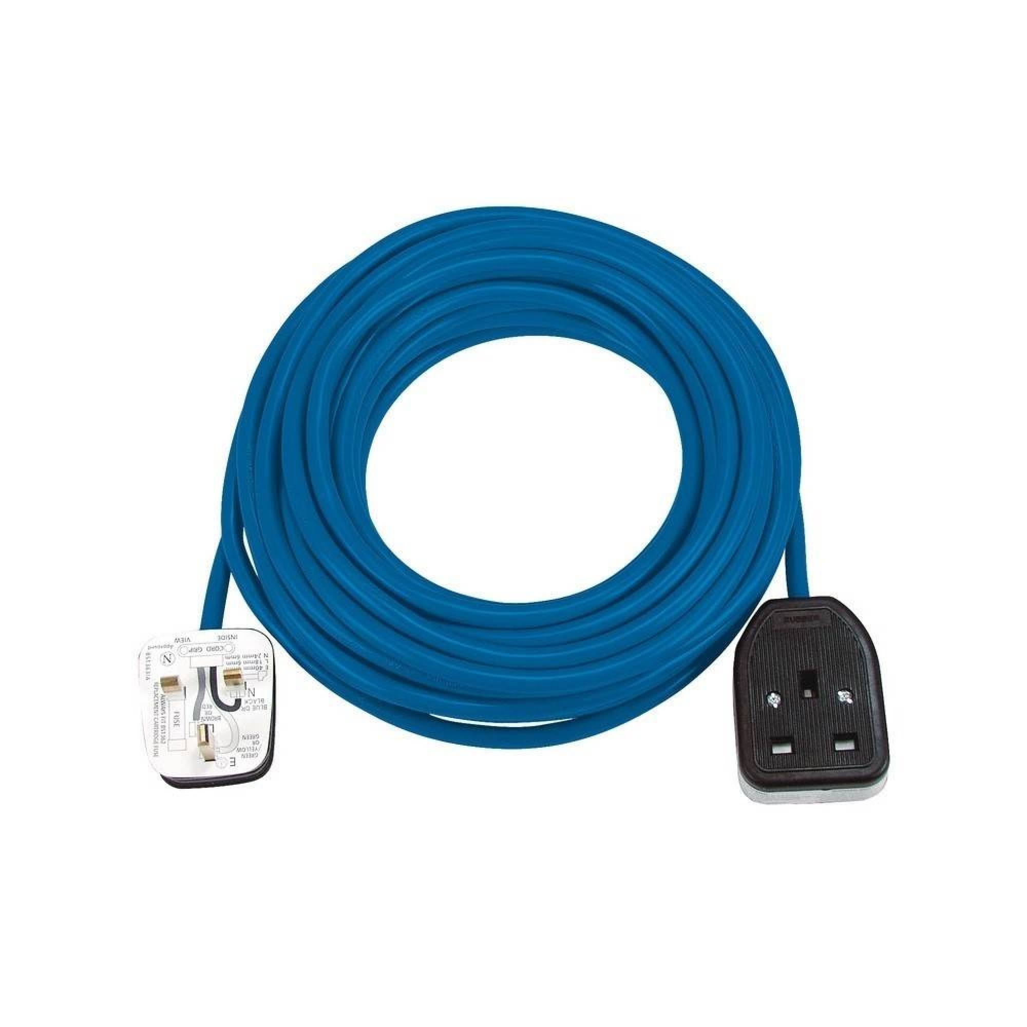 کێبڵی درێژکردنەوە 25 مەتر  شین