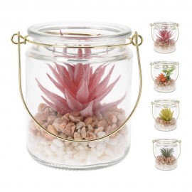 ڕووەکی دەستکرد لەناو گۆزەی هەڵواسینی شووشە 4 شێوە