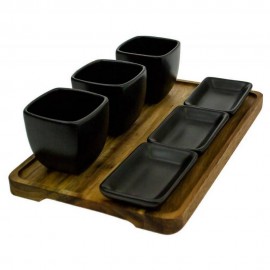 سێتی پێشکەشکردن لەسەر ئەکاسیا 7 دانە