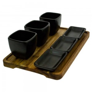 سێتی پێشکەشکردن لەسەر ئەکاسیا 7 دانە