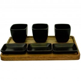 سێتی پێشکەشکردن لەسەر ئەکاسیا 7 دانە