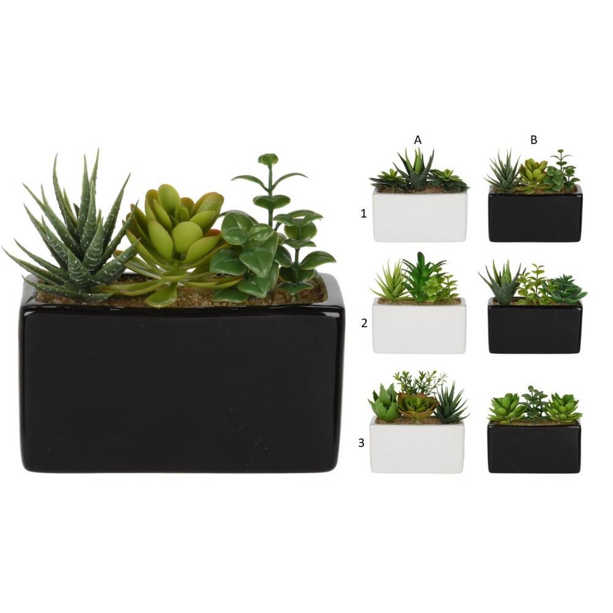 ڕووەکی دەستکرد لەناو گۆزەی سیرامیکی دیکۆراتدا