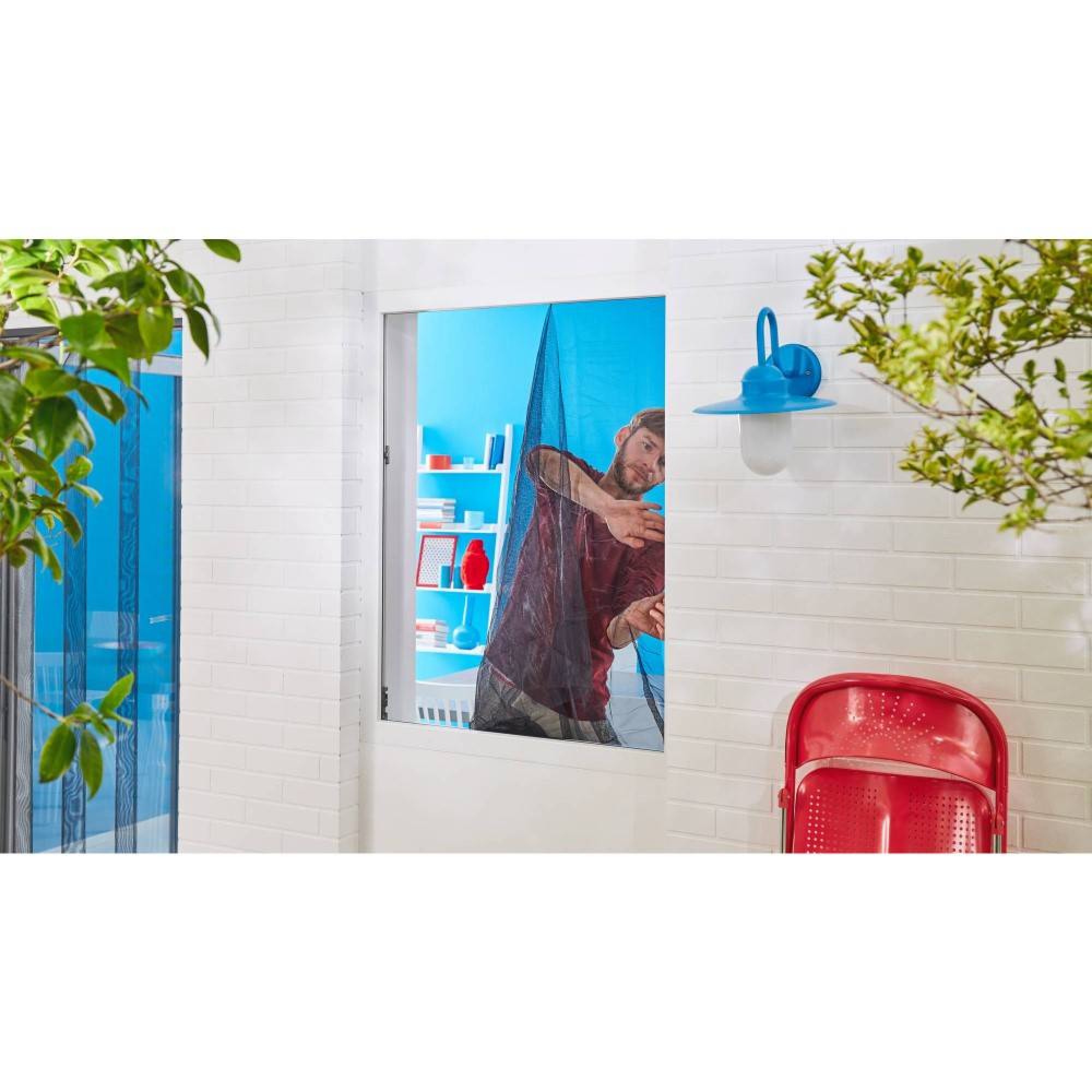 توری ستاندارد رەنگی سپی 1,5 * 1,8 م