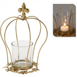 تاج هەڵگری مۆمی بچووک - زێڕین