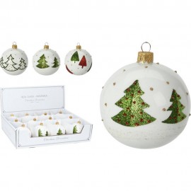 تۆپی کریسمس لەگەڵ دار 80 ملم 3 دانە