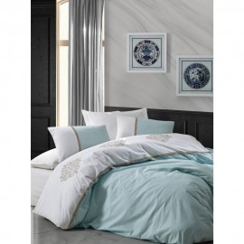 سێتی بەرگی لێف دووکەسی ڕانفۆرس ڕەنگی نەعنەعا 200*220 سم