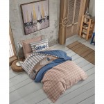 سێتی بەرگی لێف گەنجان یەک کەسی چوار وەرزی ڕانفۆرس ڕەنگی شینی تاریک 200*220 سم