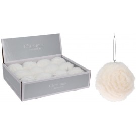 تۆپی ڕازاندنەوەی داری سەرێی ساڵ بە فەروو 100 ملم ; سپی - 100MM WHITE
