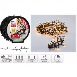 مایکرۆ کلاستەر بە کویل – 500 لید – 10 مەتر – لەگەڵ تایمەر – سپی گەرمی زیادە