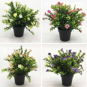 گوڵی ڕووەکی دیکۆرات لەناو گۆزەدا 26 سم