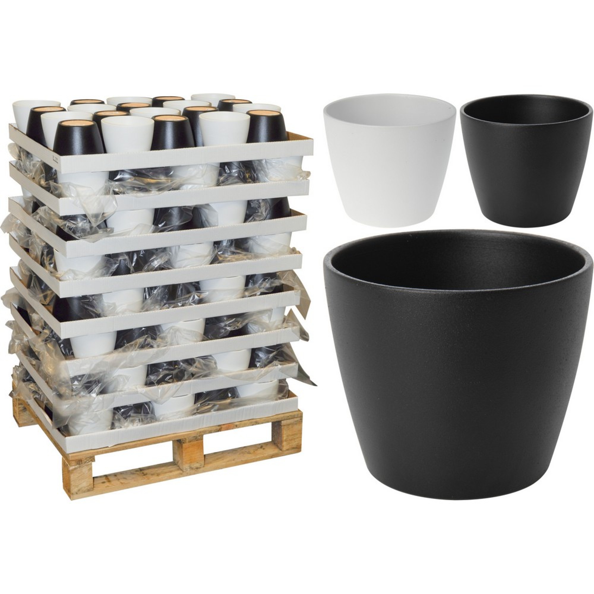 گوڵدانی بەردی فەخفوری 15 سم بە 2 ڕەنگ - 35000220