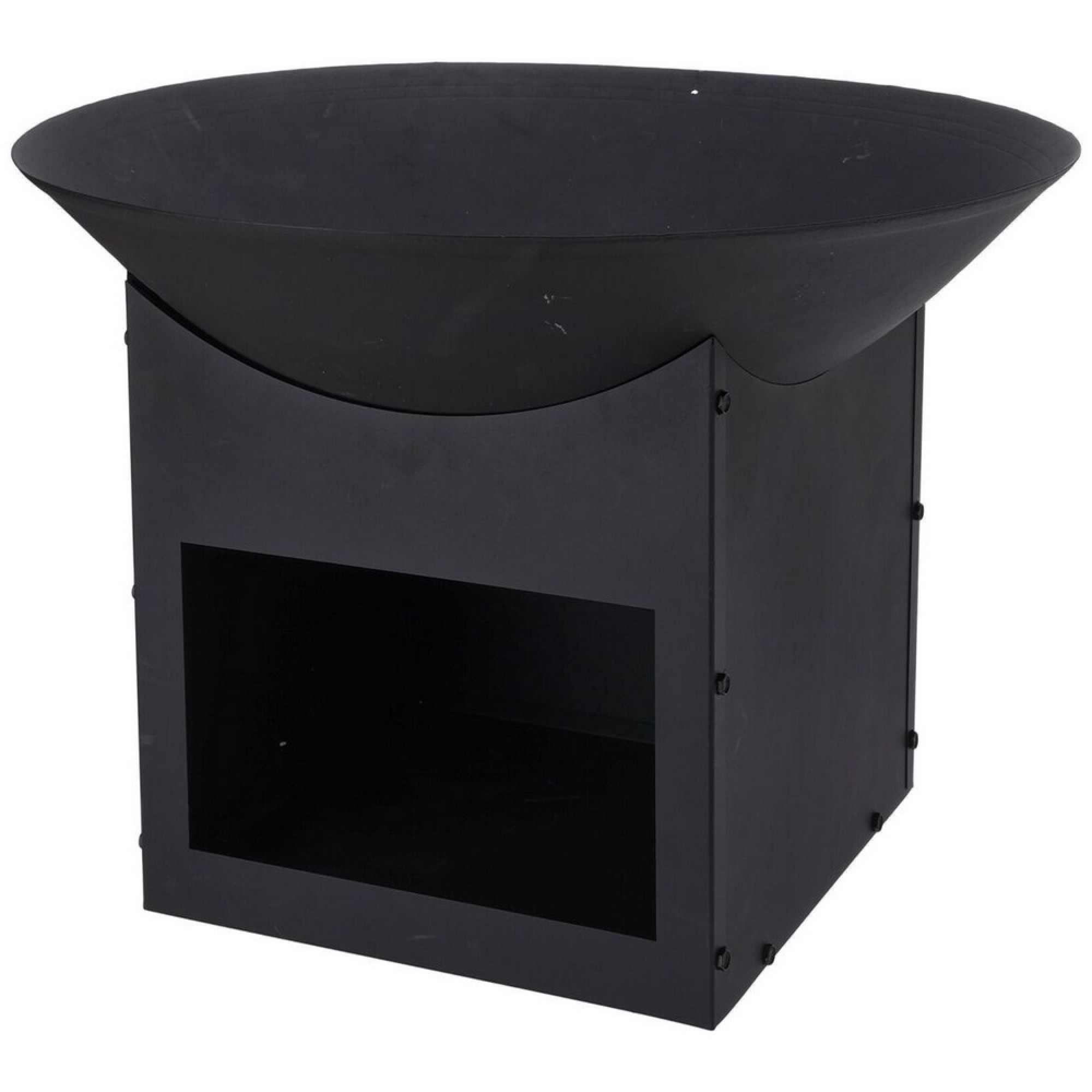 چاڵە ئاگری کانزایی 57*41 سم - ڕەش