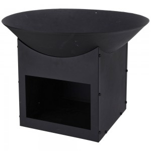 چاڵە ئاگری کانزایی 57*41 سم - ڕەش