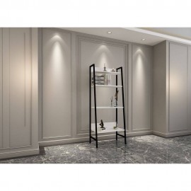 ڕەفەی کتێبی 60*34*146 سم بە ڕەنگی سپی