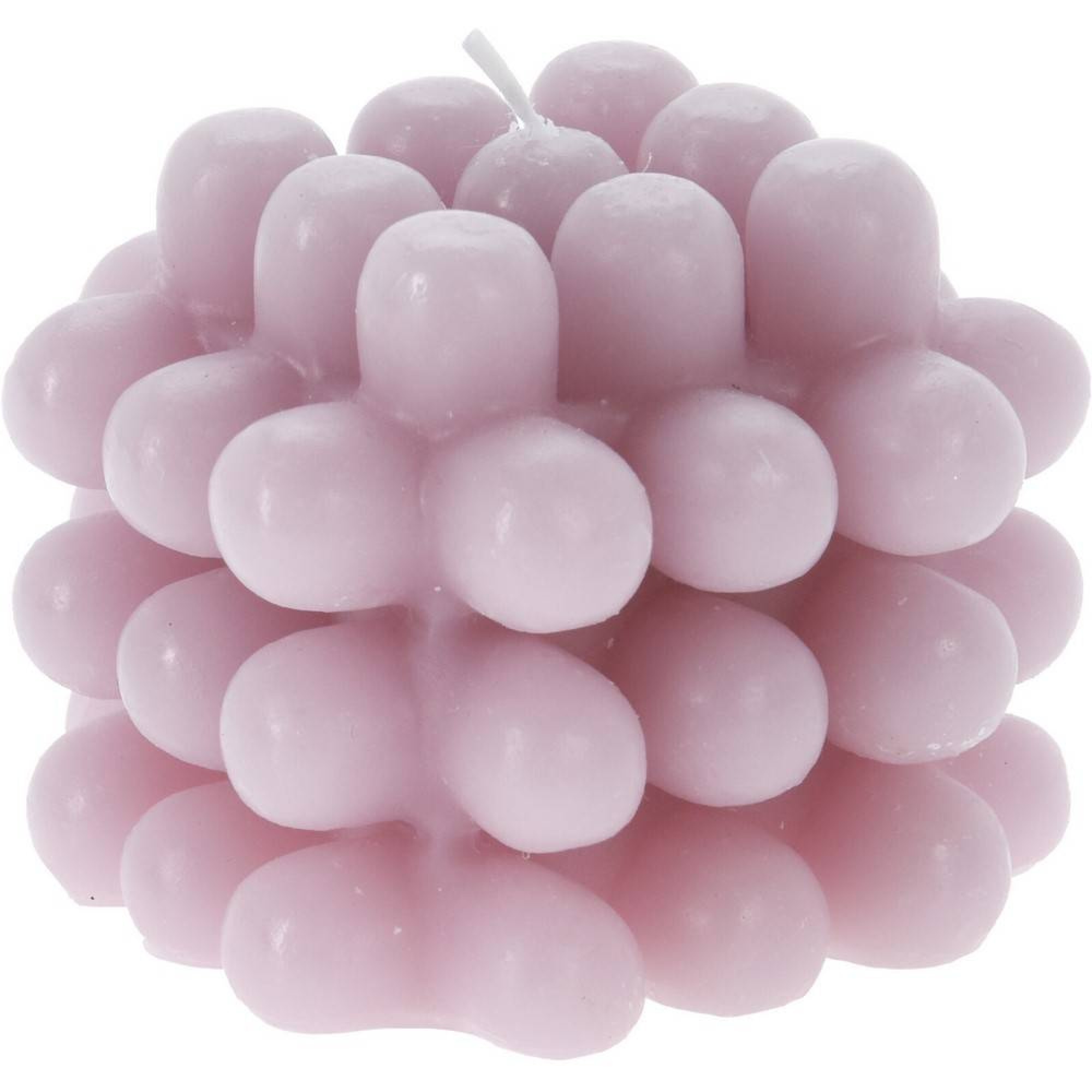 مۆمی چوارگۆشەی بە ڕەنگی بنەوشەی