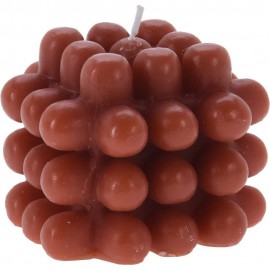 مۆمی چوارگۆشەی بە ڕەنگی سوور