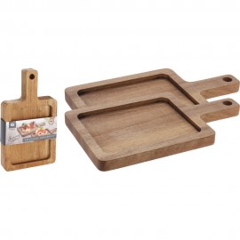 سێتی قاپی پێشکەشکردن لە ئەکاسیا 2 دانە