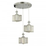 چرای هەڵواسراو بازنەی 3 چرا کریستاڵی جۆری کۆگۆ