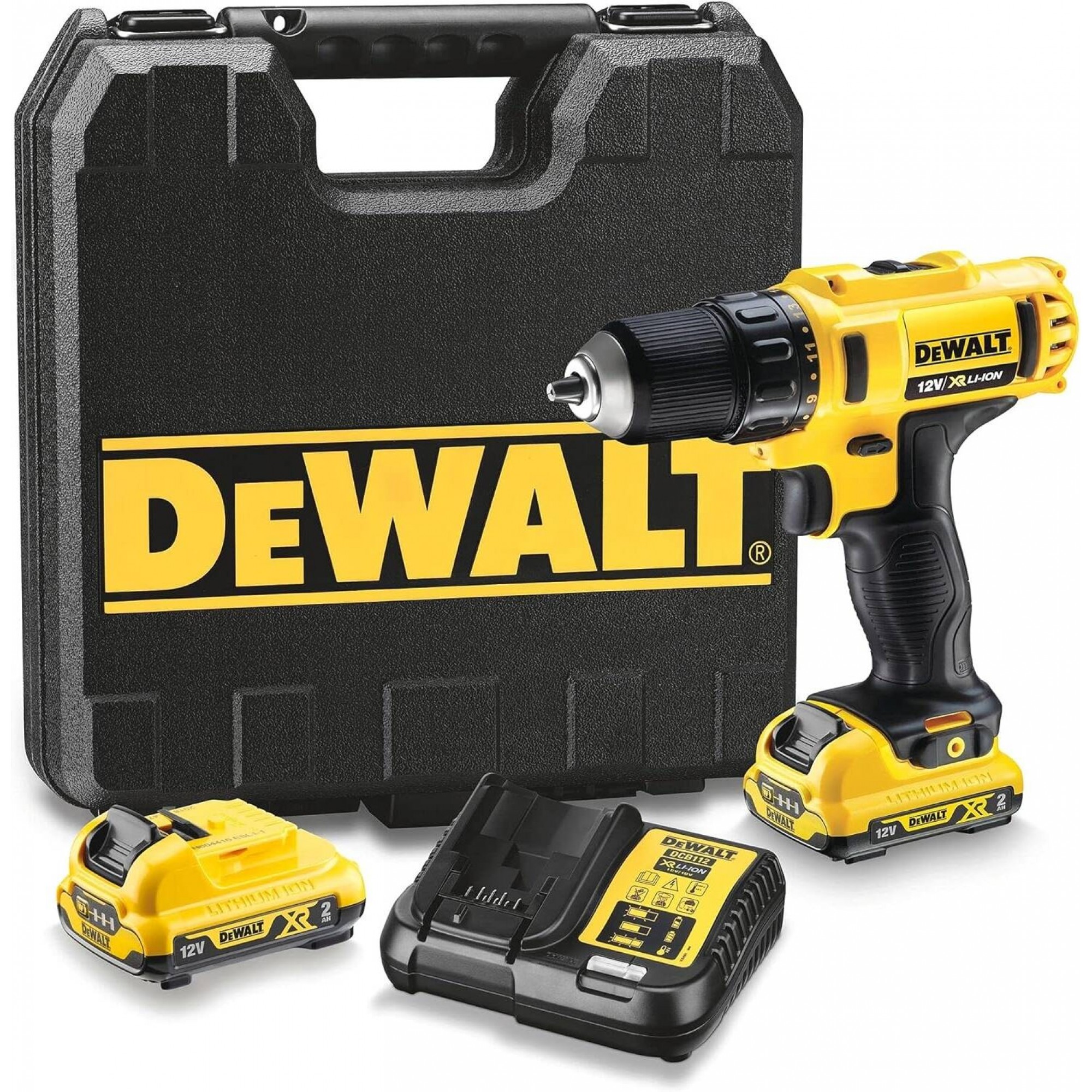 درێلی شەحن 12 ڤۆڵت 2.0 ئەمپێر/سەعات بە دوو باتری - DCD710D2-ZA