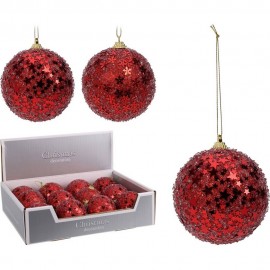 تۆپی کریسمس 80 ملم - سووری بریقەدار