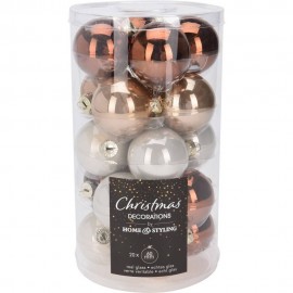 تۆپی داری کریسمس 60 ملم - قاوەیی