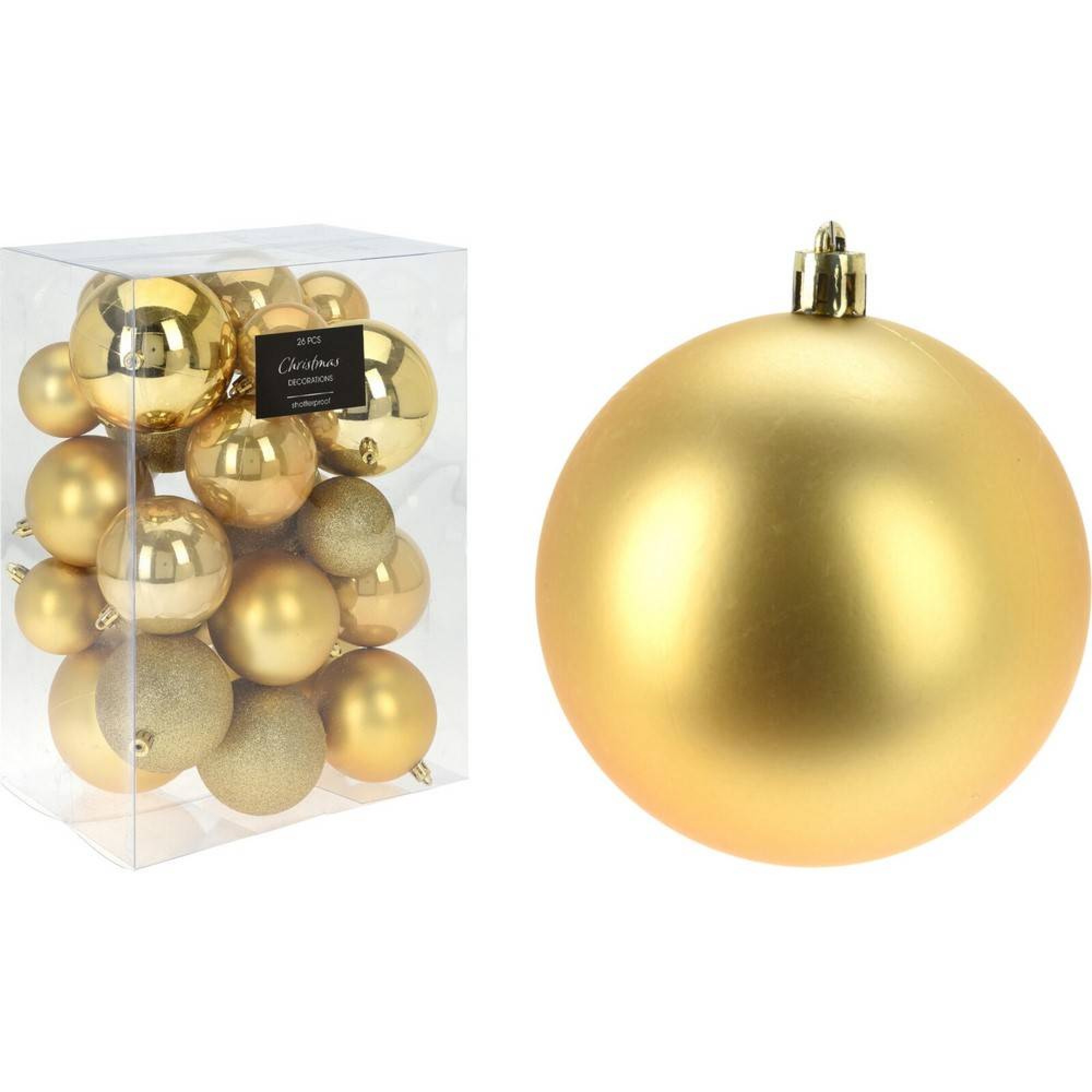 تۆپی داری کریسمس 26 پارچە - زێڕ