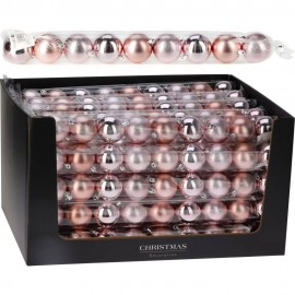 سێتی تۆپی داری کریسمس 9*60 ملم - پەمەیی