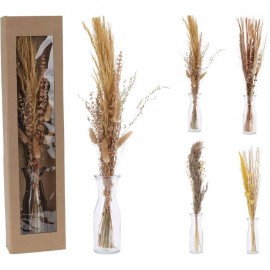 گوڵدان بە گوڵی وشککراو 57 سم 4 دانە