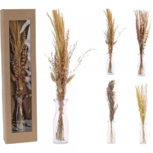 گوڵدان بە گوڵی وشککراو 57 سم 4 دانە