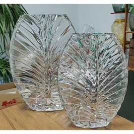 گوڵدانی شووشەیی شێوە گەڵا 22*30 سم