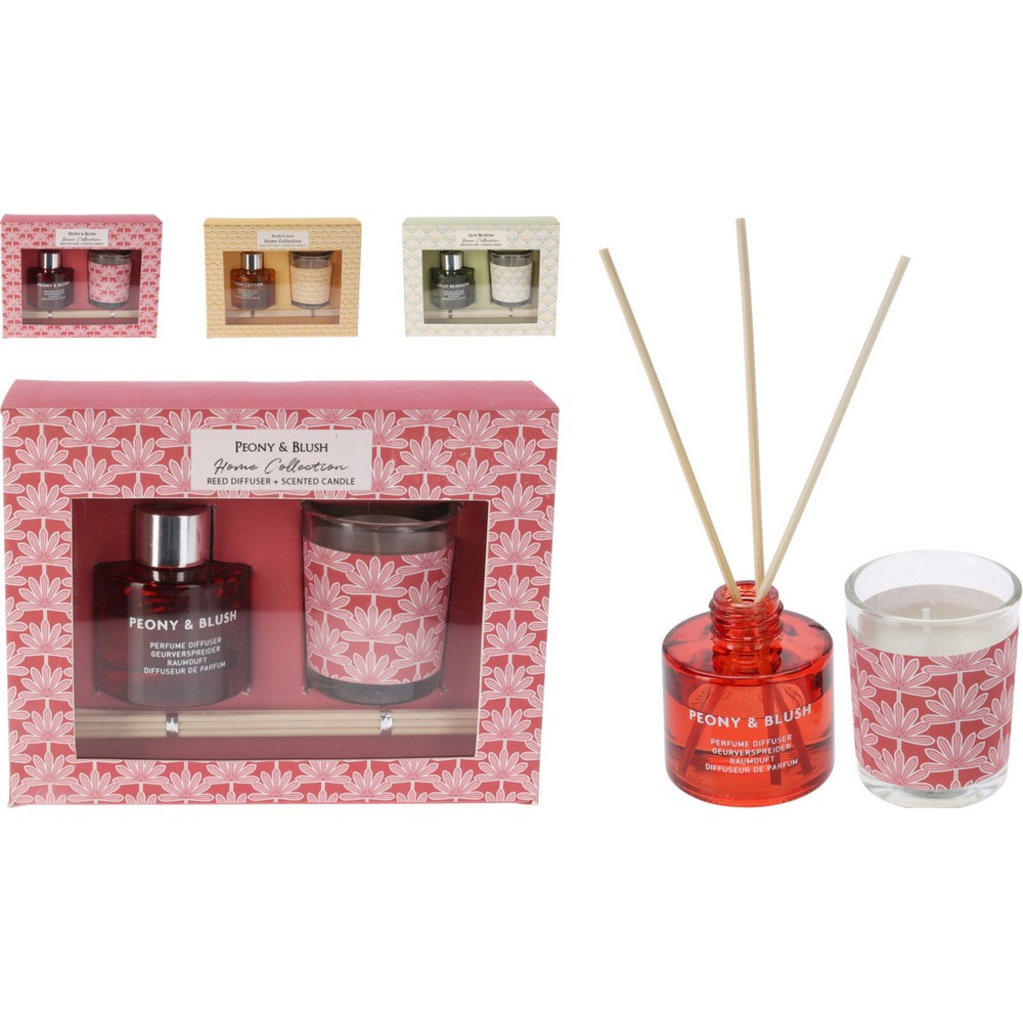 سێتی بۆنخۆشکەر و مۆم 3 بۆنی جۆراوجۆر - CC5752200