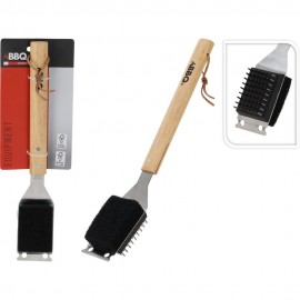 فڵچەی برژێنەر لە ستیل و دار 40 سم - C83506040