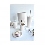 سێتی گەرماو 5 دانە جۆری پیوڕ؛ سپی - M-SAS14-01