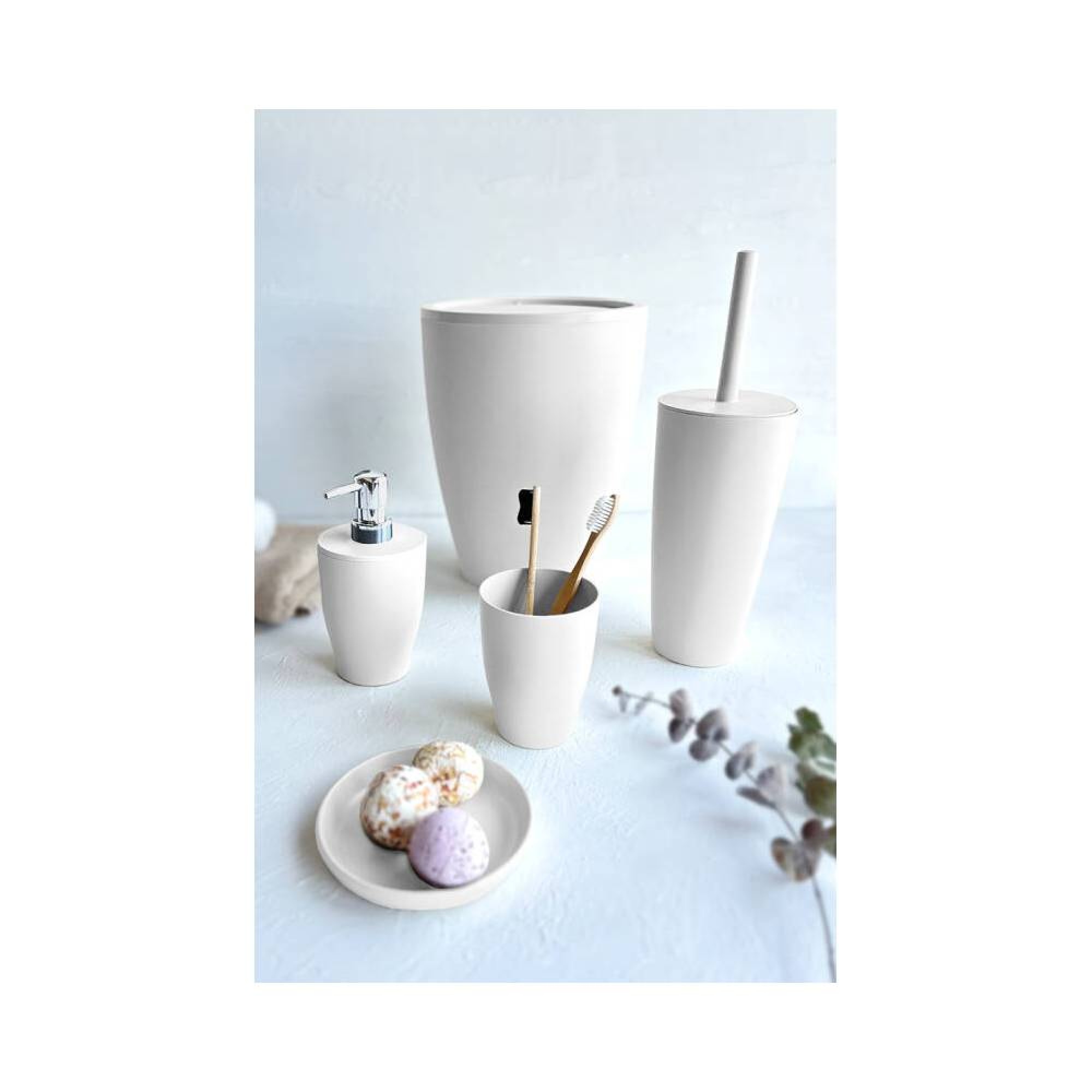 سێتی گەرماو 5 دانە جۆری پیوڕ؛ سپی - M-SAS14-01