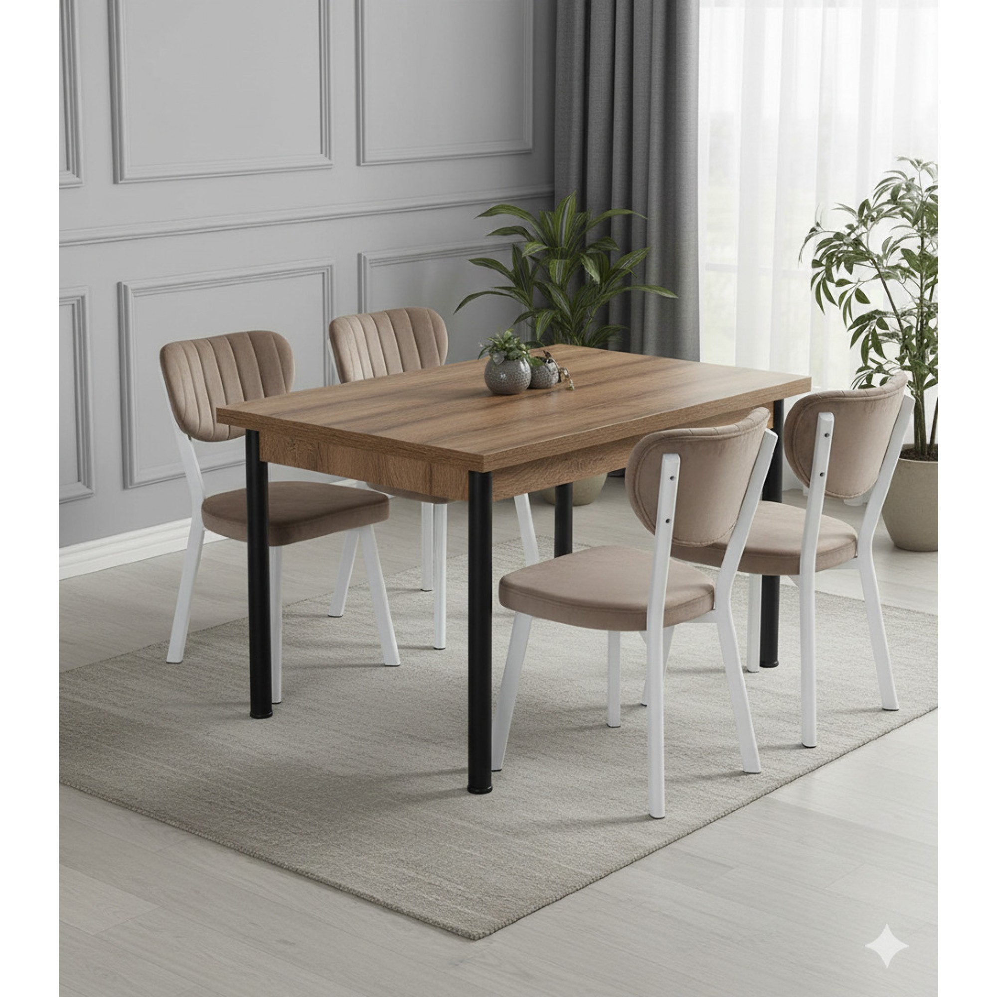 مێز جۆری سمارت 100*70+10 سم؛ سپی 