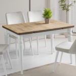 خشتەی ئاردا 120*80+60 سم - شووشەی ئەتلانتیک پێی سپی