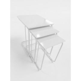 مێزی قاوە - سپی