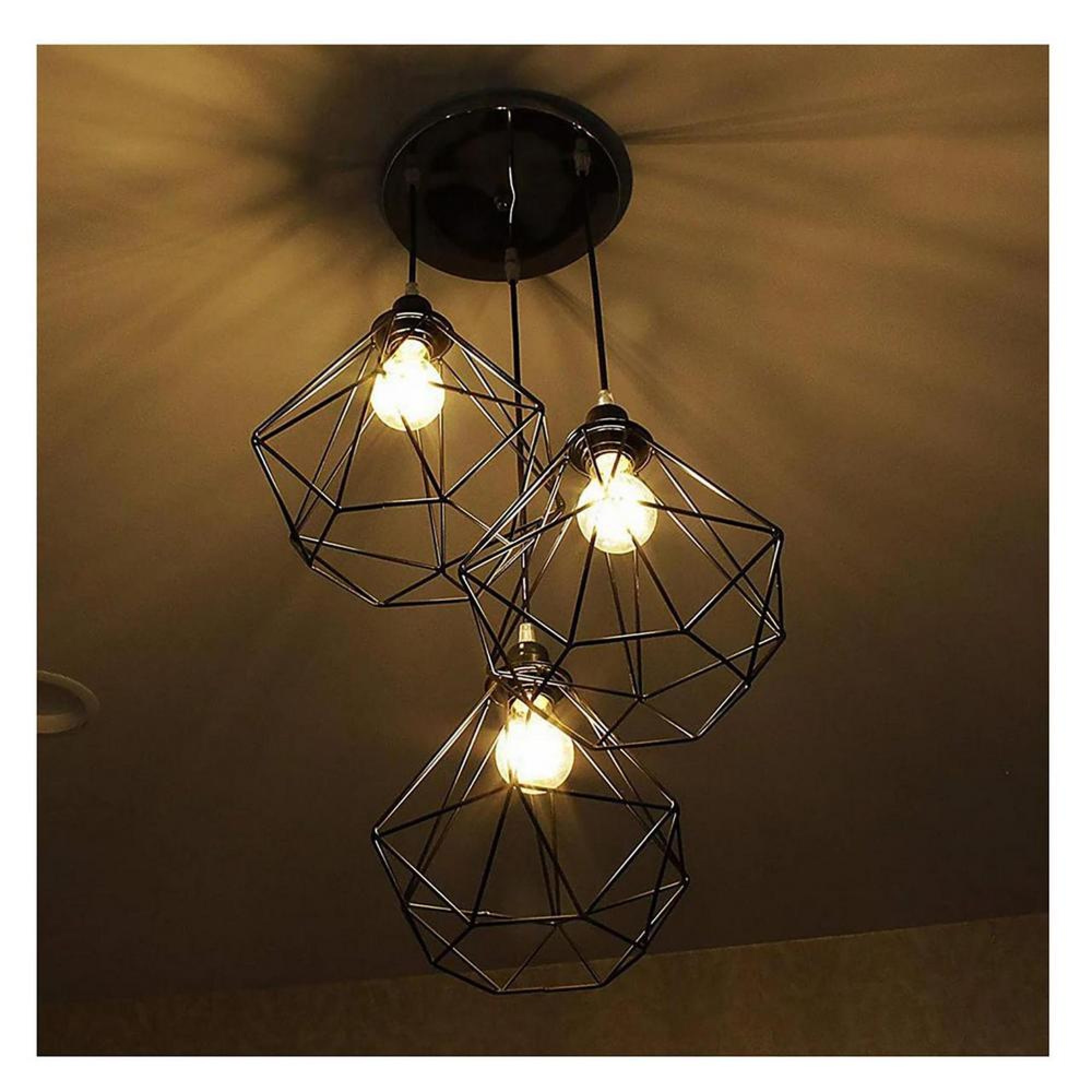 چرای هەڵواسراوی کانزای 3 دانە جۆری کۆزا - ڕەش - MDL.4900