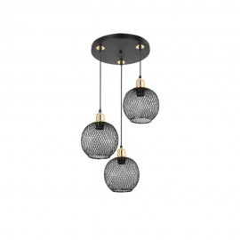چرای هەڵواسراوی کانزای 3 دانە جۆری بێلین - ڕەش - MDL.4322