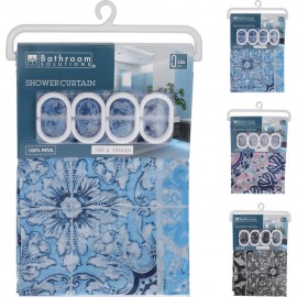 پەردەی دوش 180*180 سم بە 3 جۆراوجۆر - CY2300240