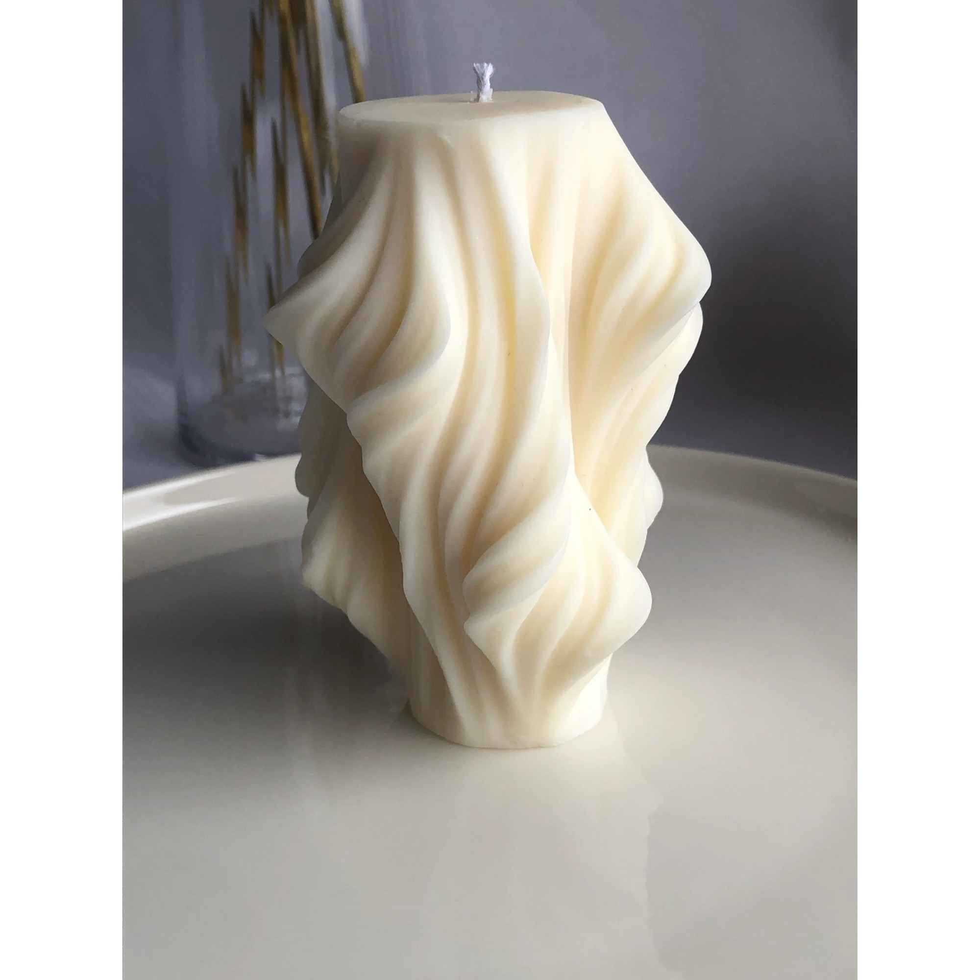 مۆم 14*11 سم - سپی - H-1010