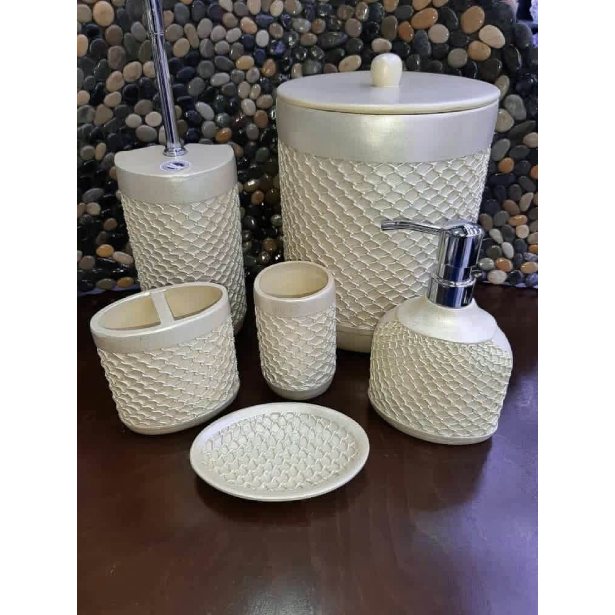 سێتی ئیکسسواراتی گەرماو - سپی - SMS-815