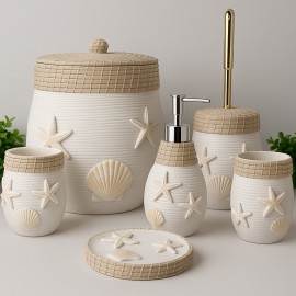 سێتی ئیکسسواراتی گەرماو - سپی و بێج - SMS-919