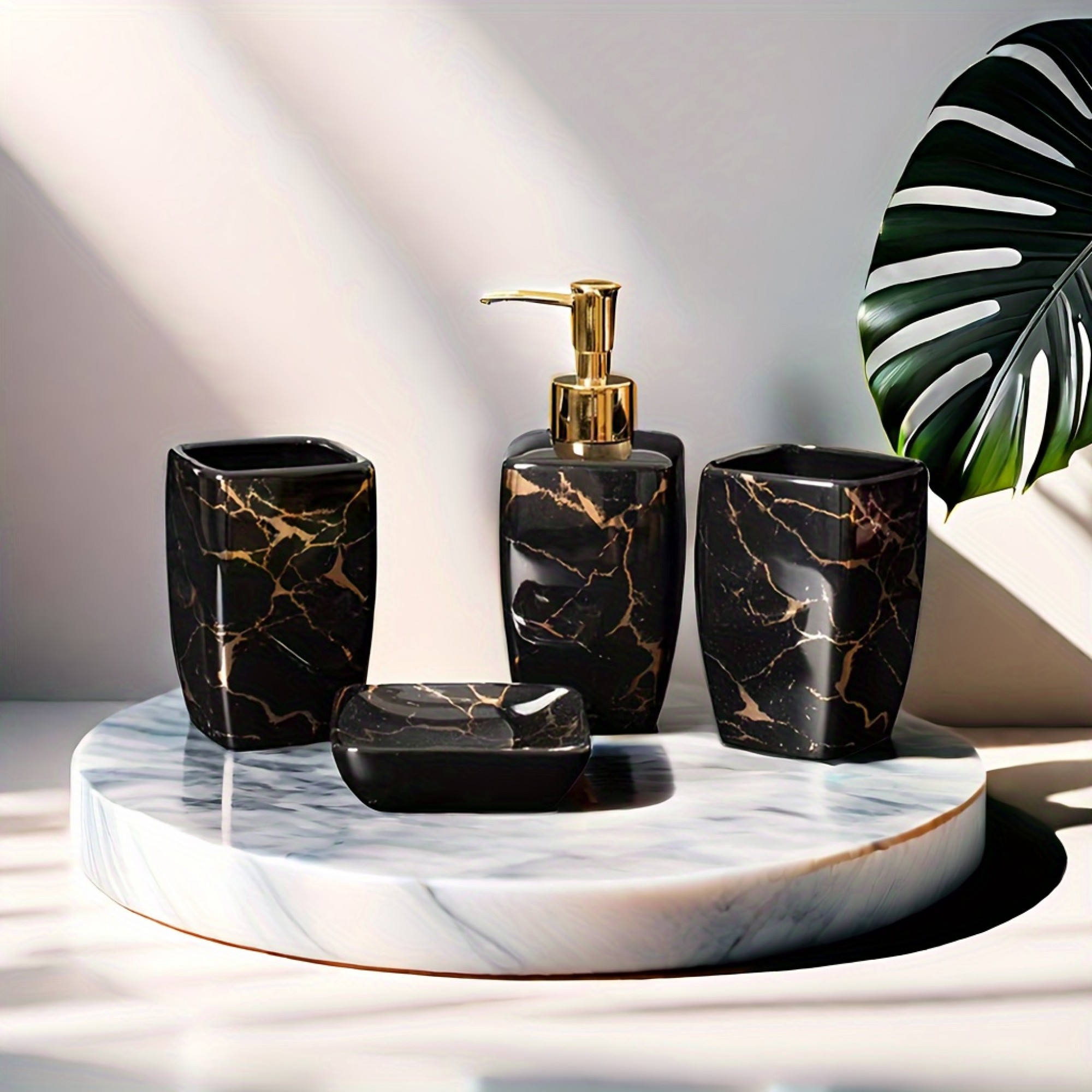 سێتی ئیکسسواراتی گەرماو - ڕەش و زێڕین - SMT-175