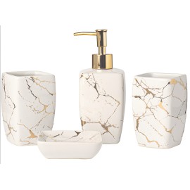 سێتی ئیکسسواراتی گەرماو - سپی و زێڕین - SMT-176