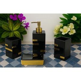 سێتی ئیکسسواراتی گەرماو - ڕەش و زێڕین - SMT-211