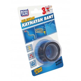 شریتی سیلیکۆنی خۆ-لکێنەر 25 ملم*1.5 م; ڕەش