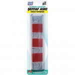 هەڵواسەری پلاستیکی خۆ-لکێنەر 4 لە 1 (بە چسپێی 3 م); سپی